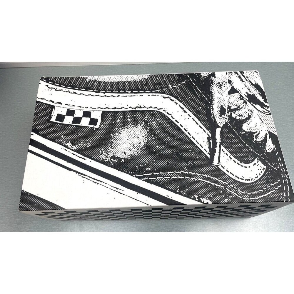 VANS AVE SKATE SPORT LEATHER  WHITE SHOES MEN'S SIZE 5.5 - Picture 15 of 16
